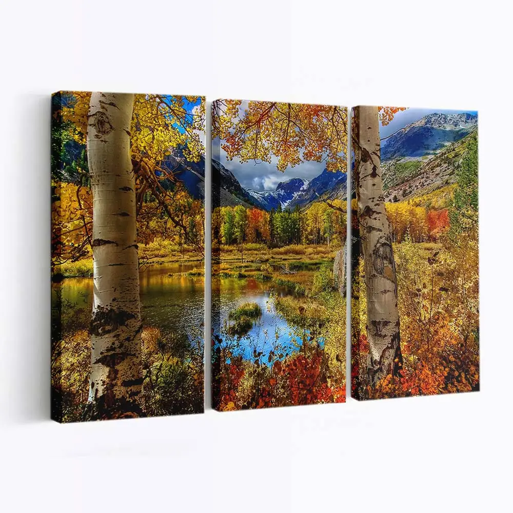 Bilderbuch-herbstlandschaft Leinwandbild
