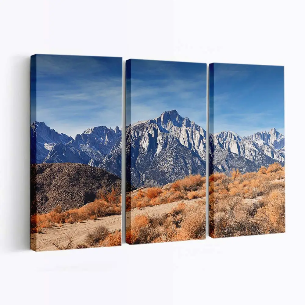 Gipfel Der Rocky Mountains Im Herbst Leinwandbild
