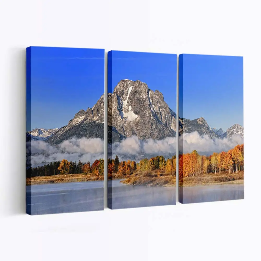 Hohe Überggipfel Im Herbst Leinwandbild