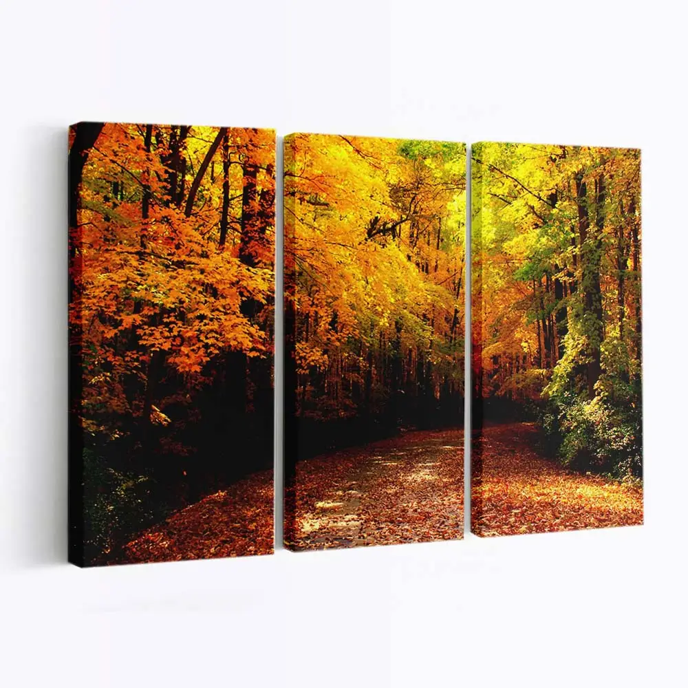 Malerischer Herbst In Wisconsin Leinwandbild