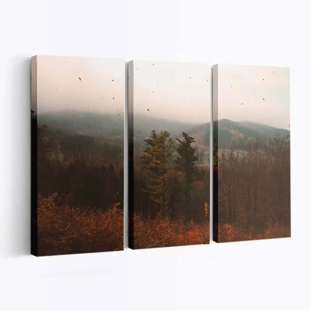 Melancholische Herbstliche Naturstimmung Leinwandbild
