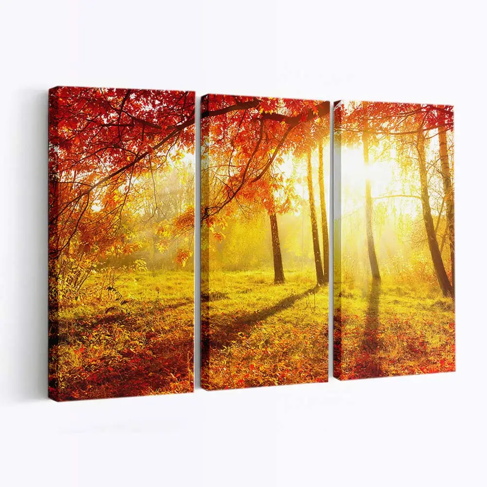 Herbstlicher Naturanblick Leinwandbild