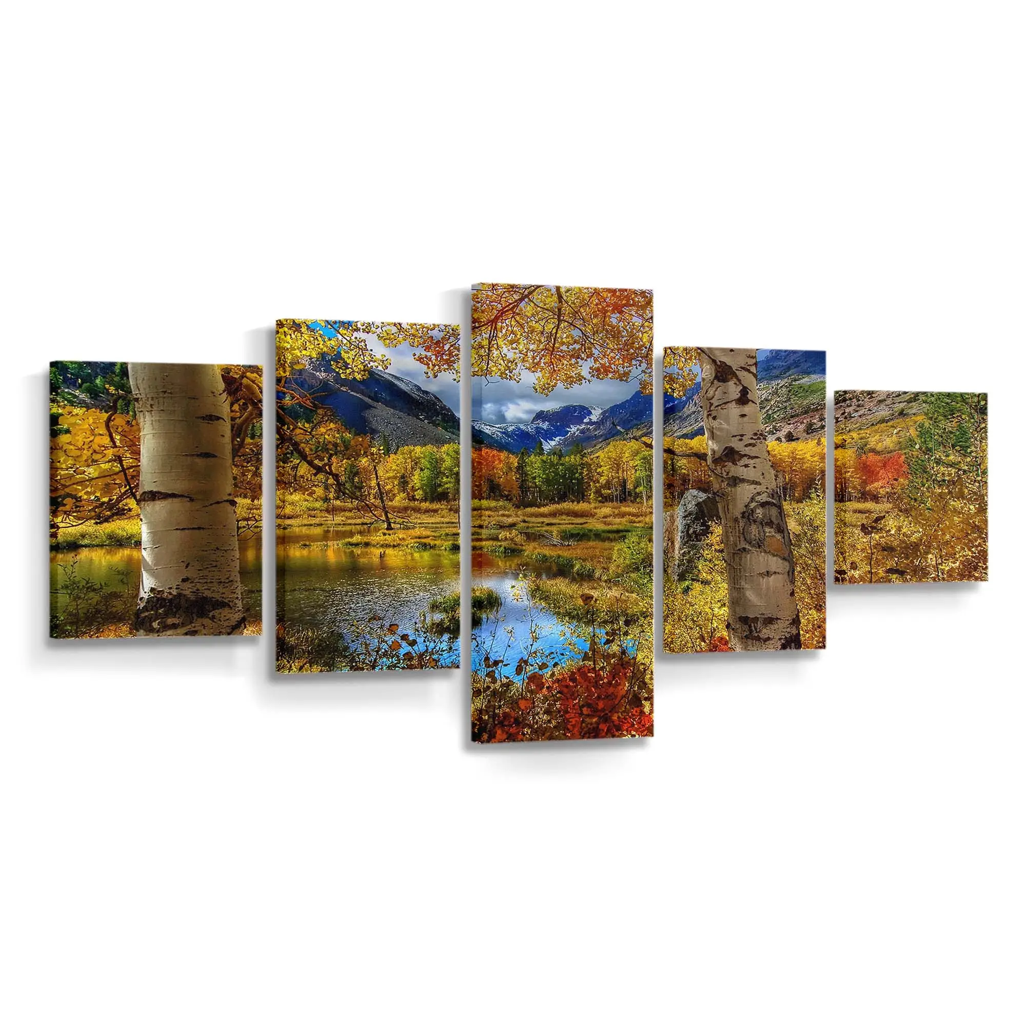 Bilderbuch-herbstlandschaft Leinwandbild