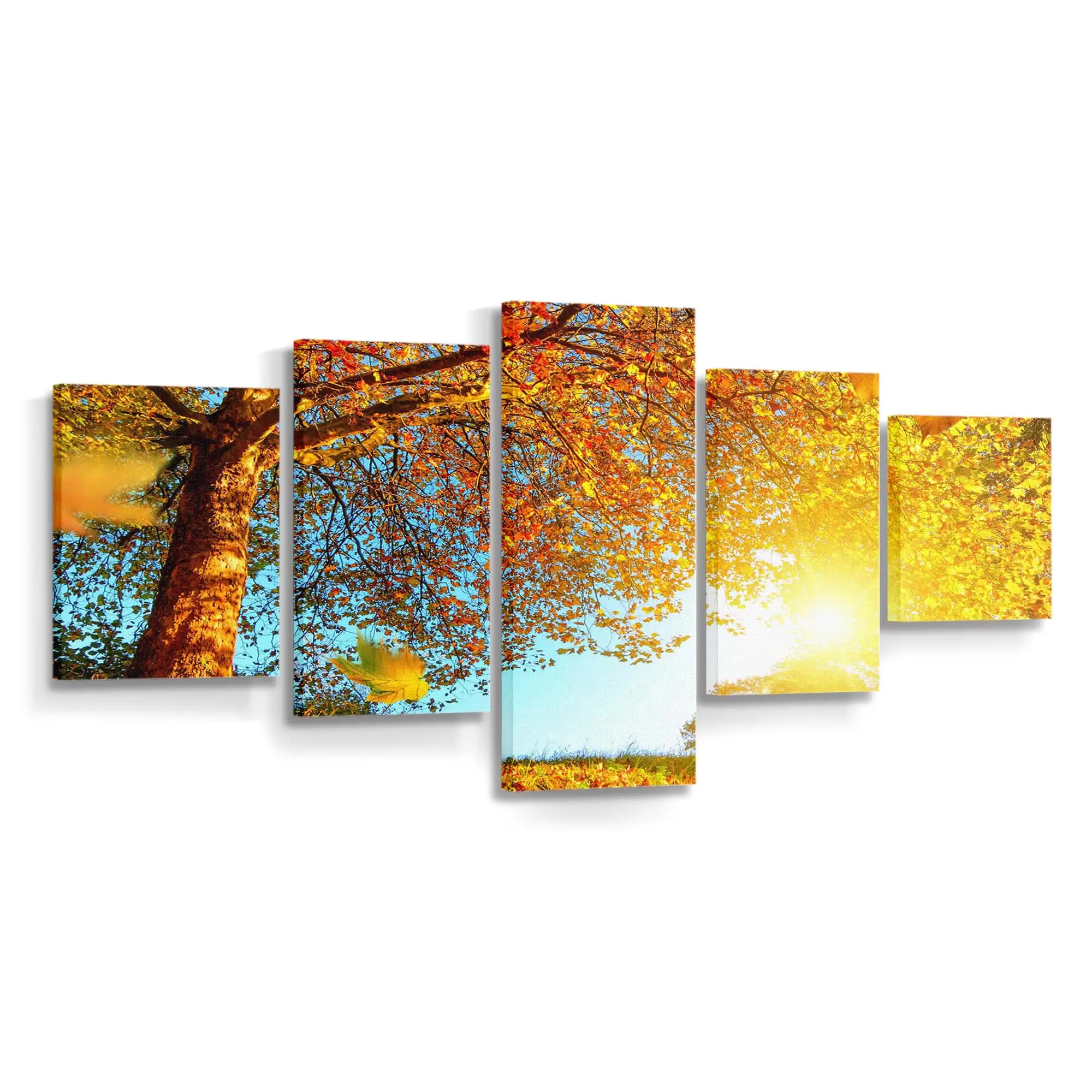 Herbstliche Naturlandschaft Leinwandbild