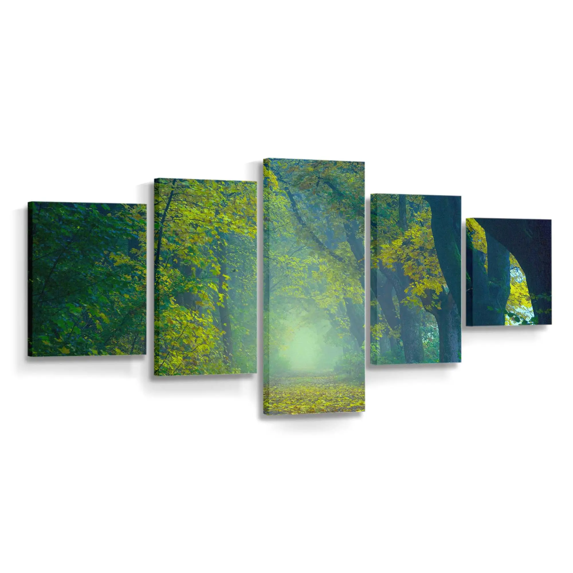 Landschaft Zu Herbstbeginn Leinwandbild