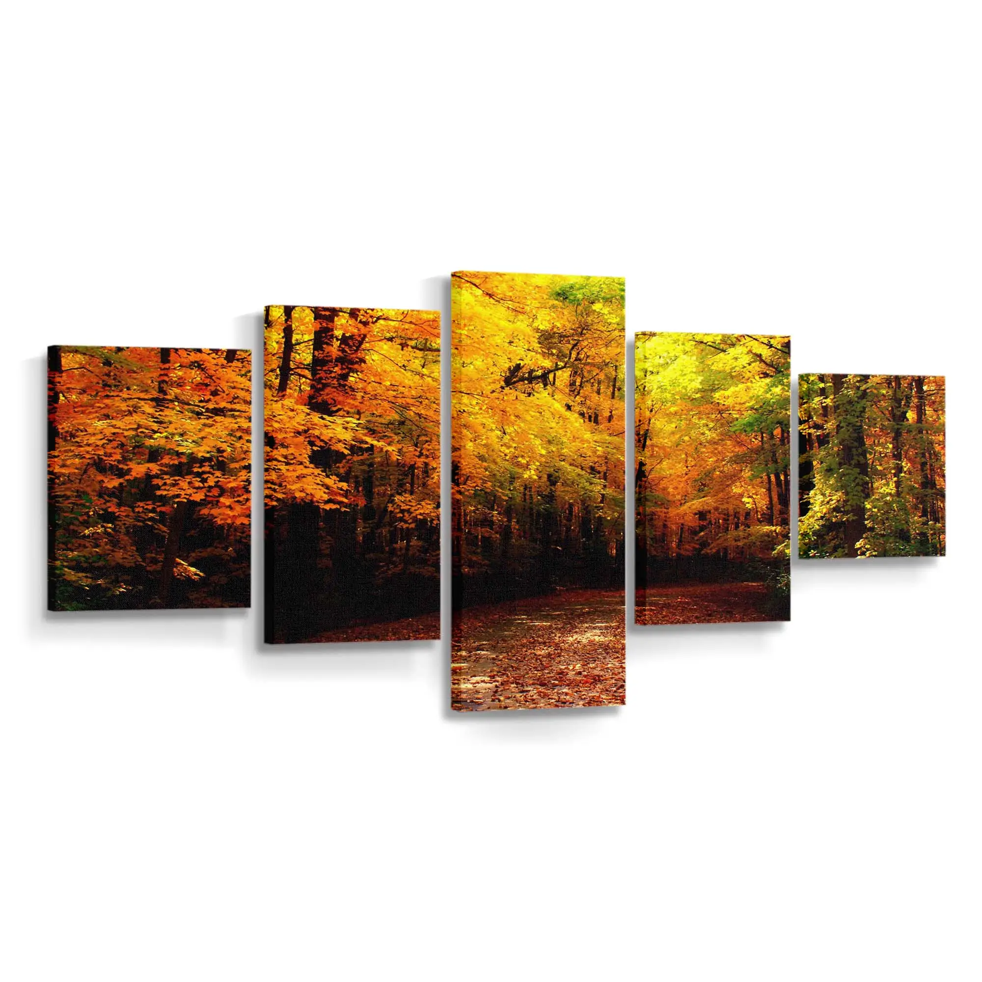 Malerischer Herbst In Wisconsin Leinwandbild