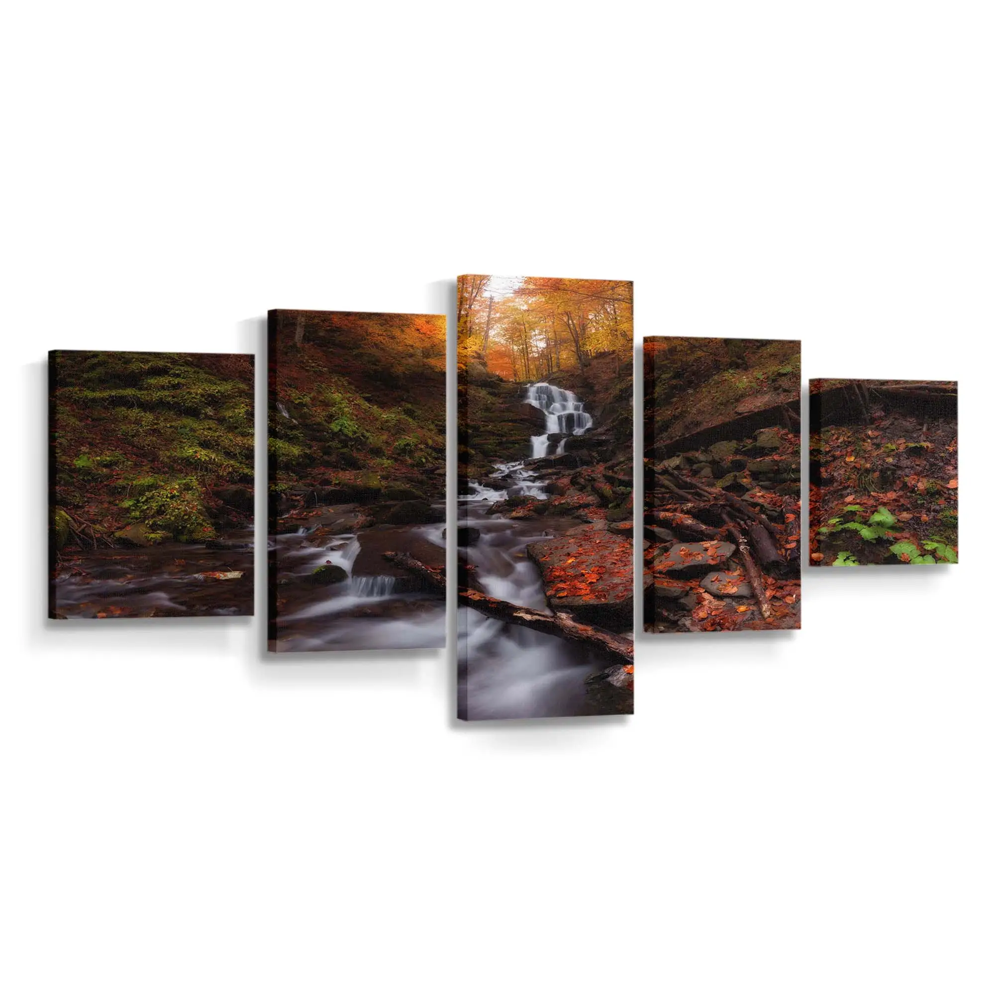 Blick Auf Eine Herbstlandschaft Leinwandbild