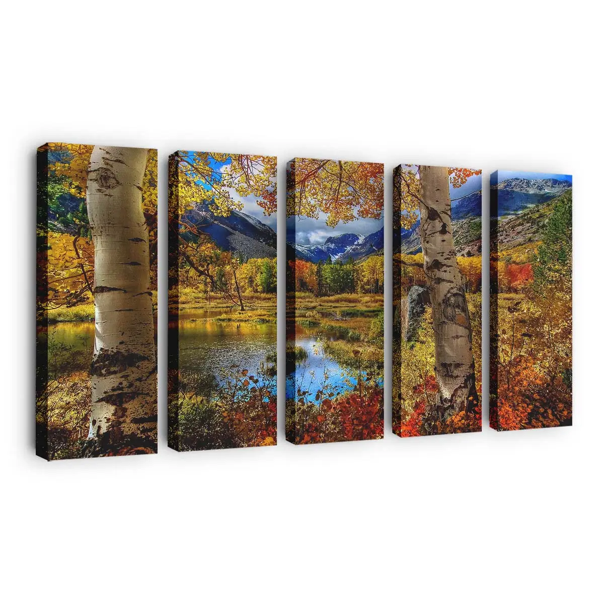 Bilderbuch-herbstlandschaft Leinwandbild