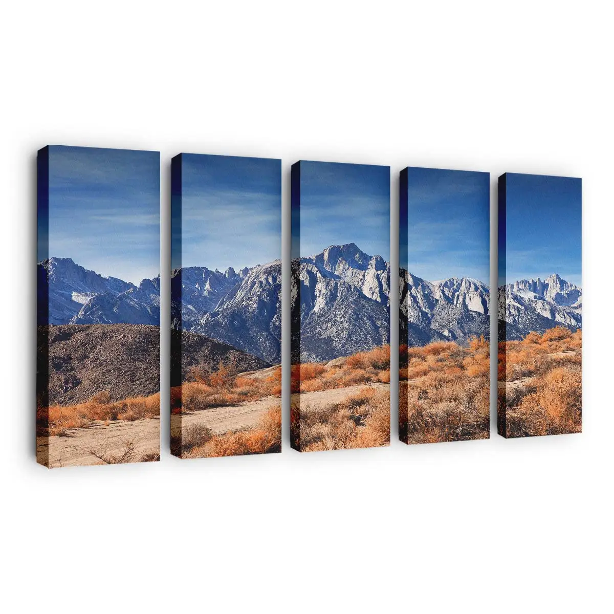 Gipfel Der Rocky Mountains Im Herbst Leinwandbild