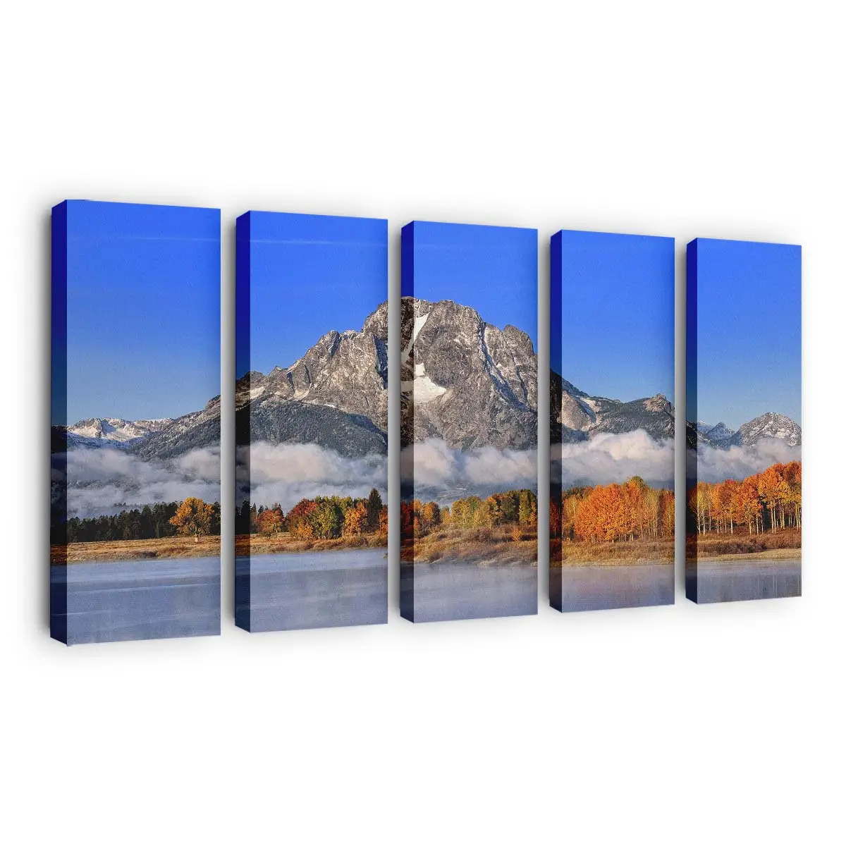 Hohe Überggipfel Im Herbst Leinwandbild