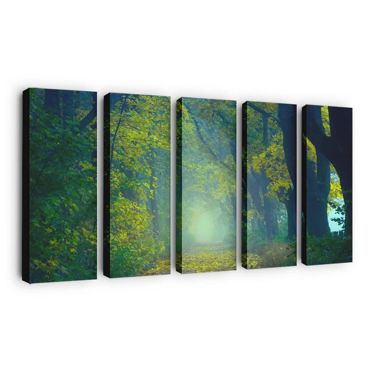 Landschaft Zu Herbstbeginn Leinwandbild