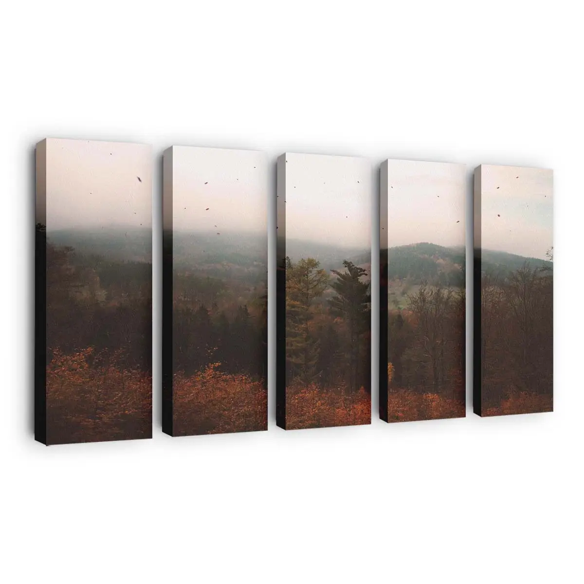 Melancholische Herbstliche Naturstimmung Leinwandbild
