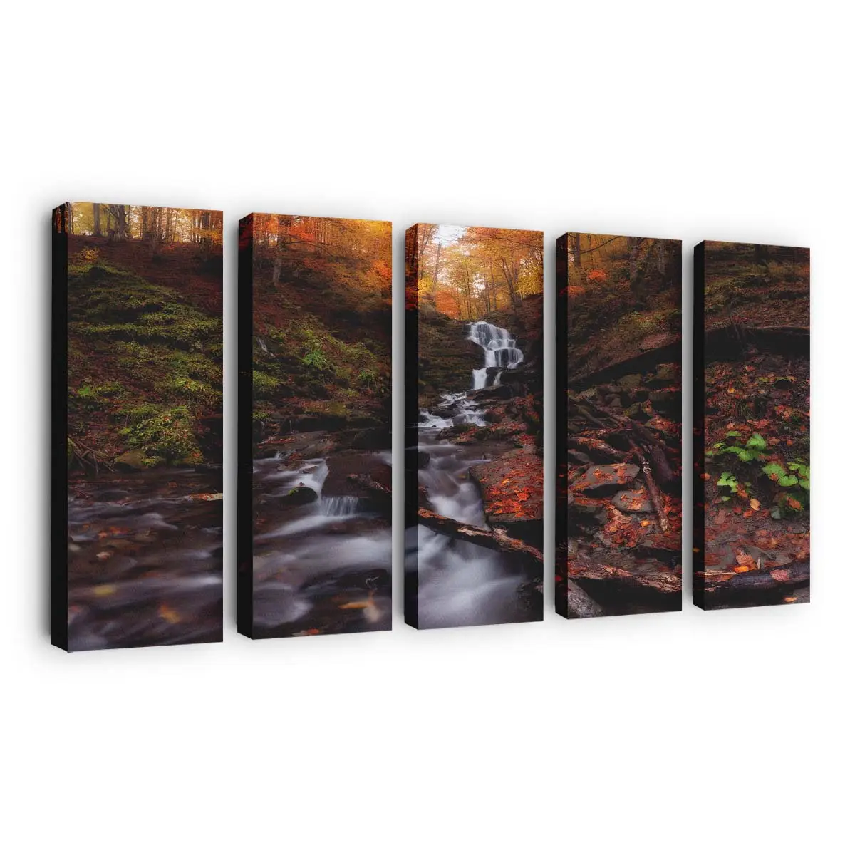 Blick Auf Eine Herbstlandschaft Leinwandbild