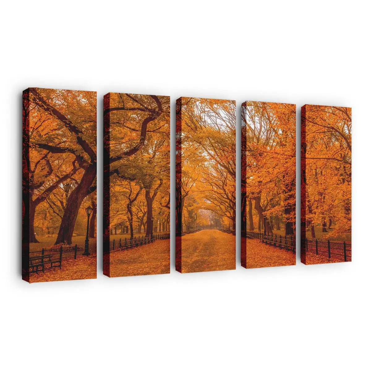 Weltweit Schöne Herbstlandschaften Leinwandbild