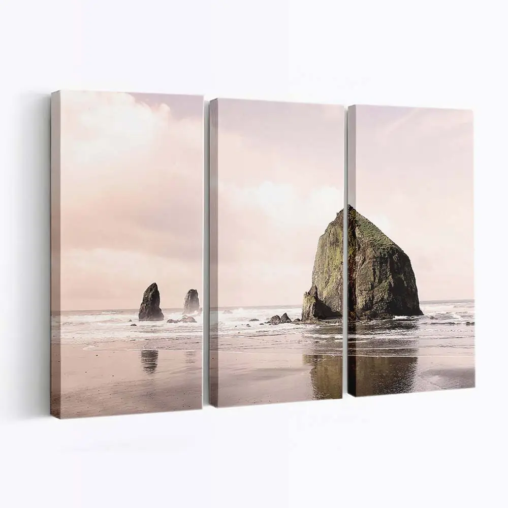 Küstenlandschaft am Cannon Beach Leinwandbild