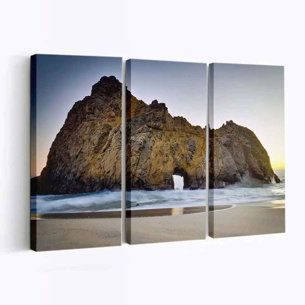 Küstenblick am Pfeiffer Beach Leinwandbild