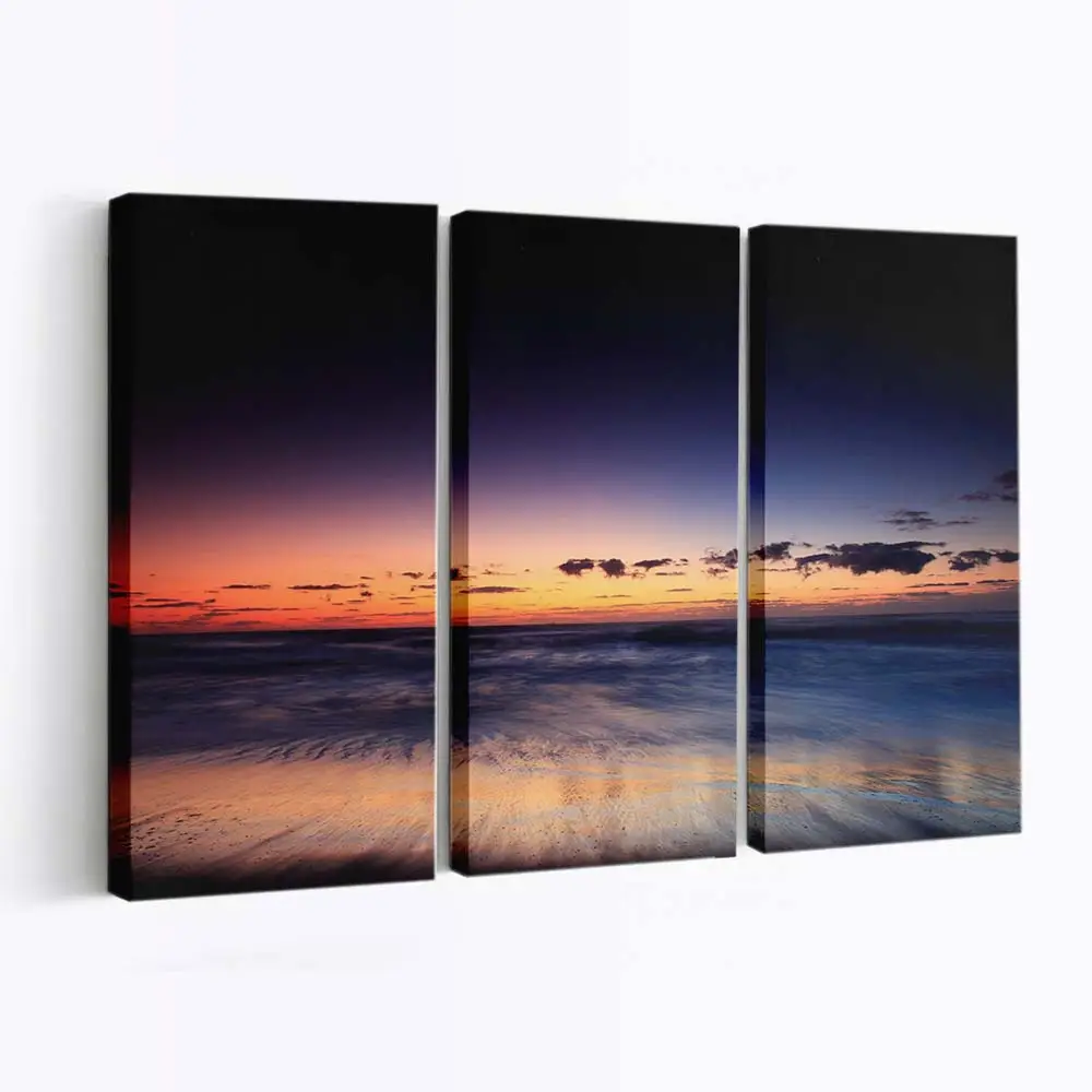Meeresküstenlandschaft Leinwandbild