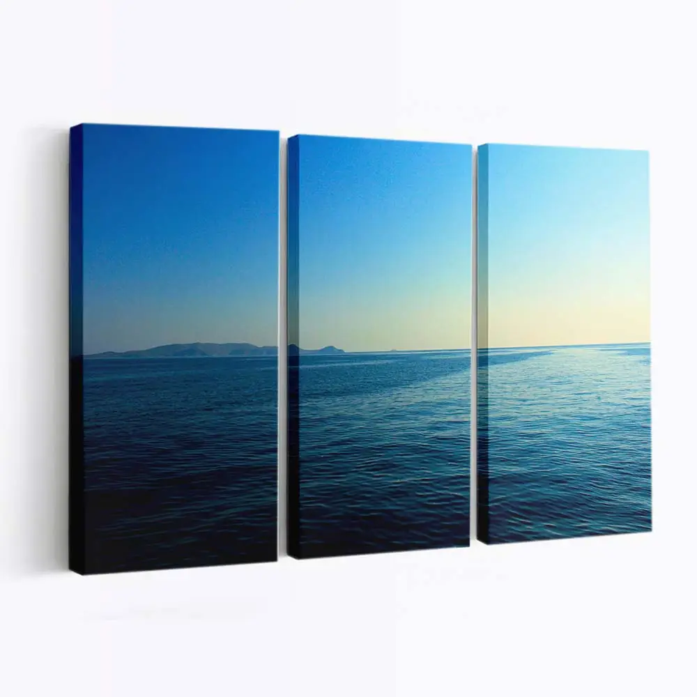Küstenhorizont am Kretischen Meer Leinwandbild