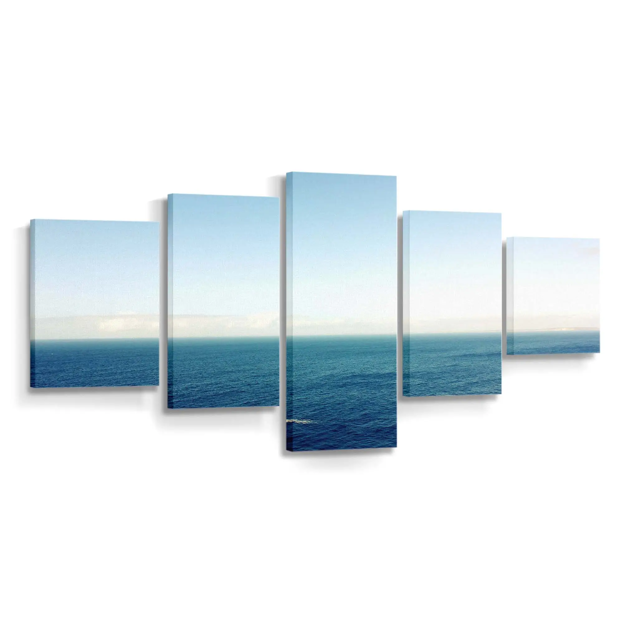 Landschaft mit Ruhiger Meerwasseroberflche Leinwandbild