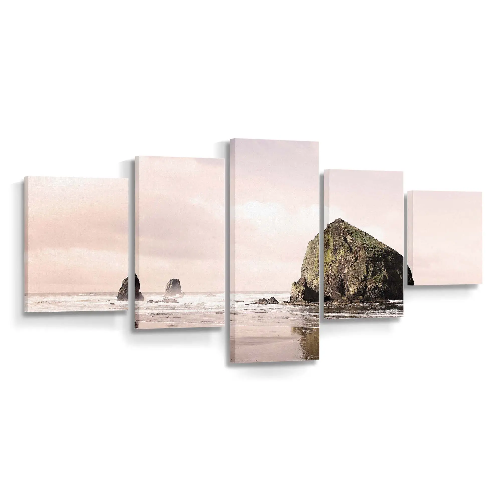 Küstenlandschaft am Cannon Beach Leinwandbild