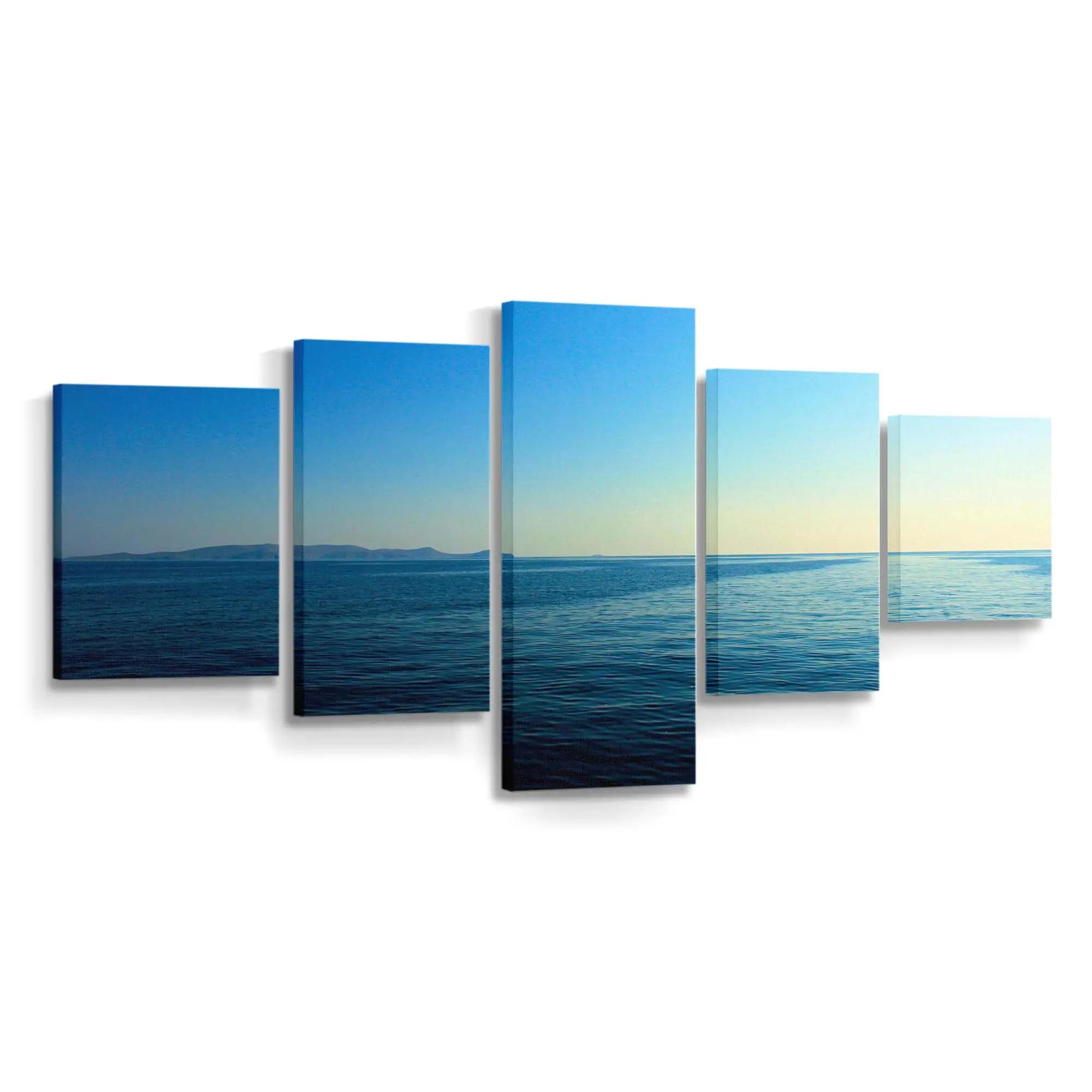 Küstenhorizont am Kretischen Meer Leinwandbild