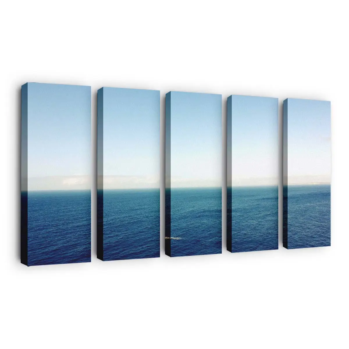 Landschaft mit Ruhiger Meerwasseroberflche Leinwandbild