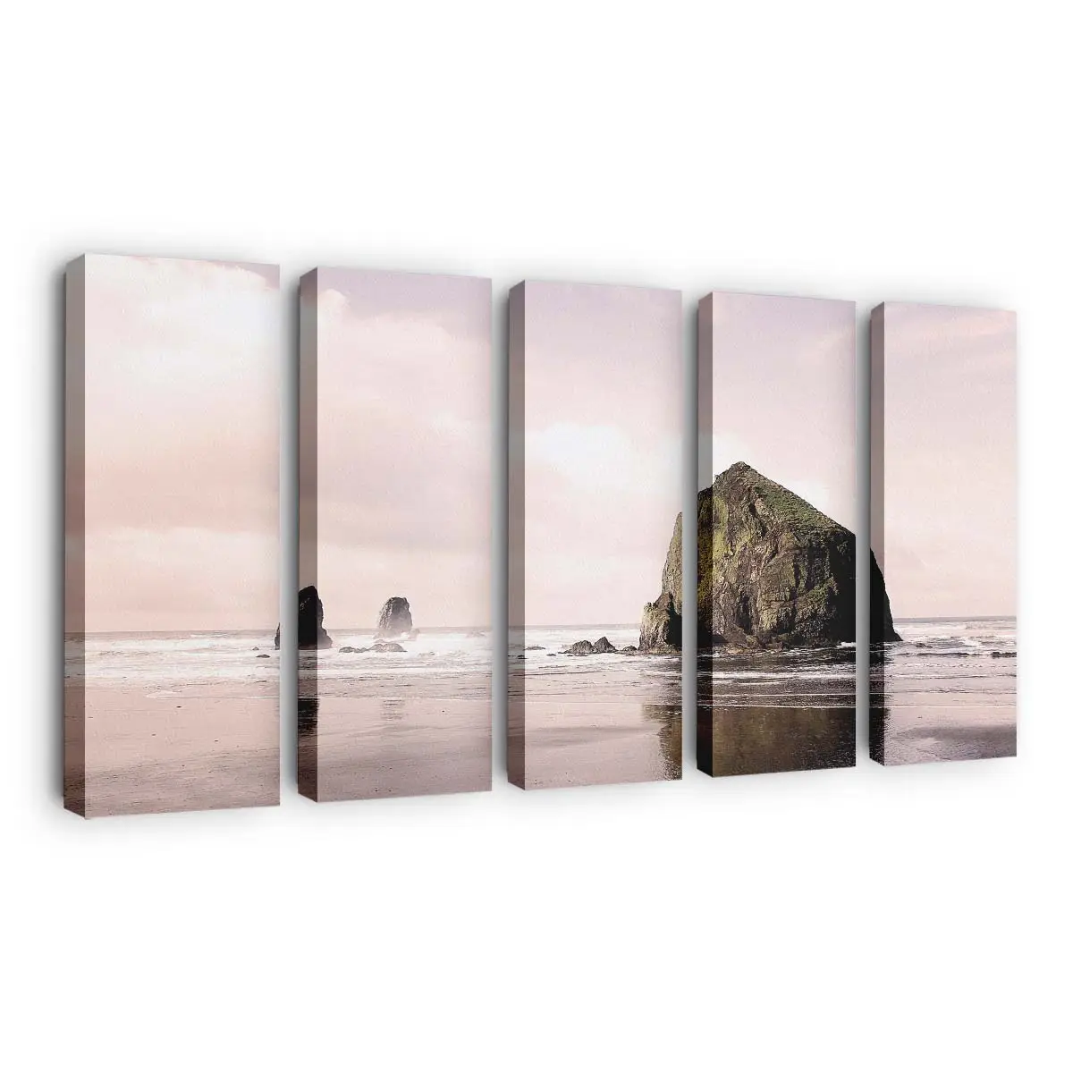 Küstenlandschaft am Cannon Beach Leinwandbild