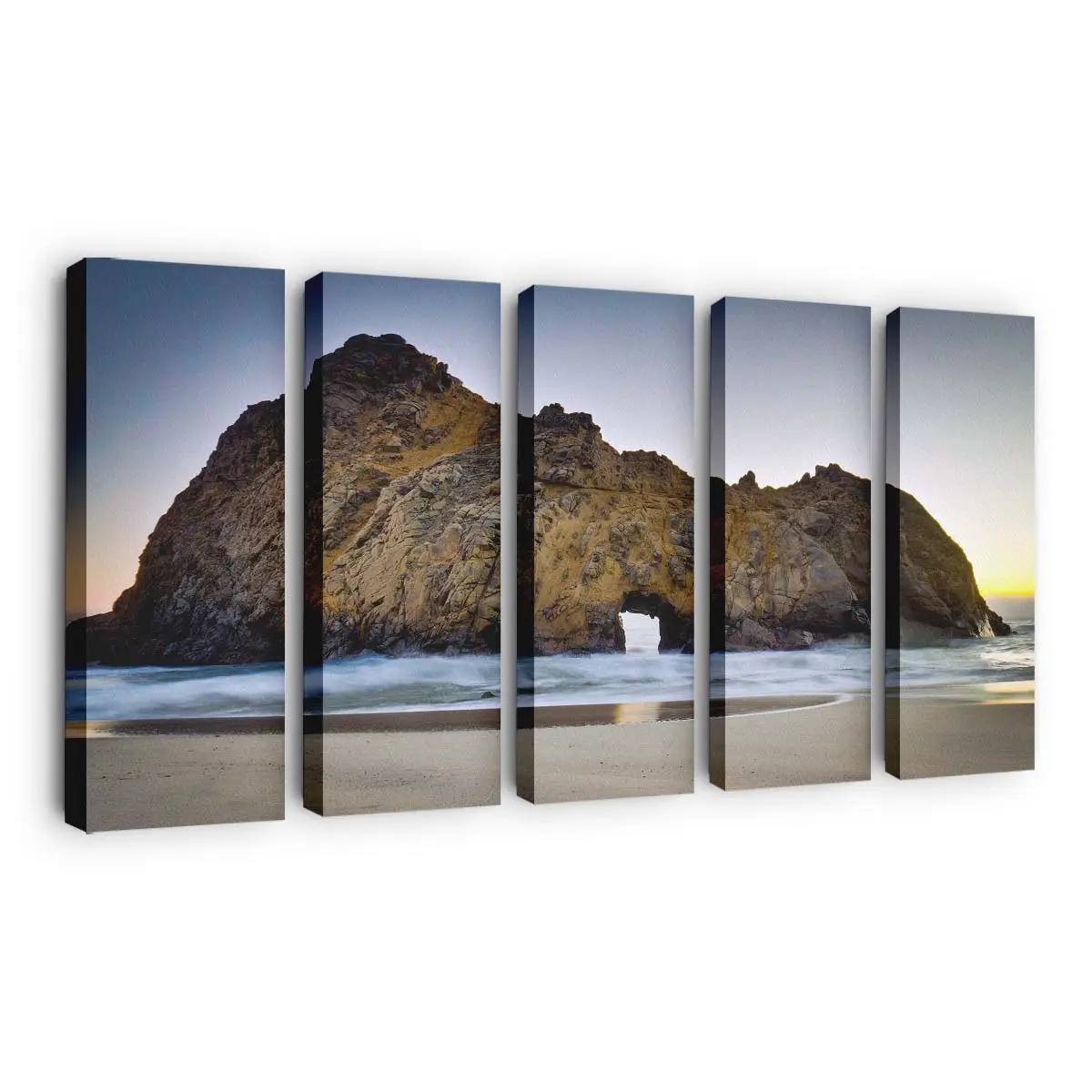Küstenblick am Pfeiffer Beach Leinwandbild