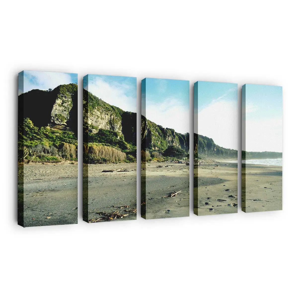 Strände an der Küste Neuseelands Leinwandbild