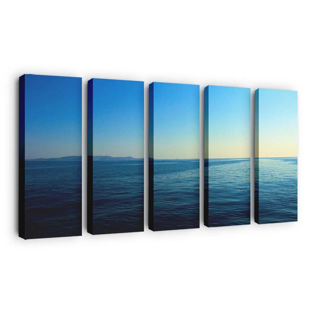 Küstenhorizont am Kretischen Meer Leinwandbild