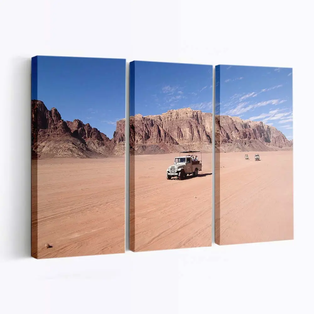 Abenteuerliche Wüstensafari Leinwandbild
