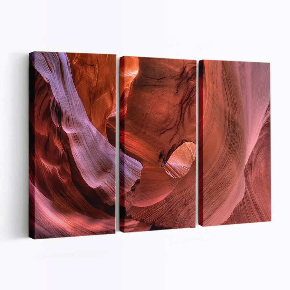 Felsformationen im Wüstencanyon Leinwandbild