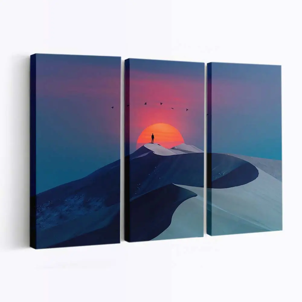 Friedliche Wüstenlandschaft Leinwandbild