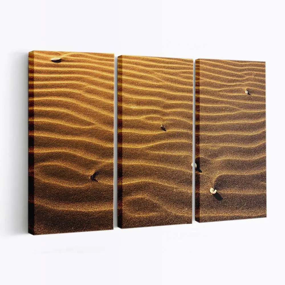 Geriffelter Wüstensand Leinwandbild