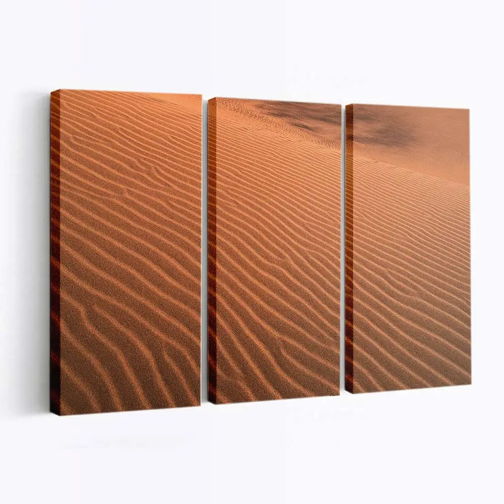 Glatter Goldener Wüstensand Leinwandbild