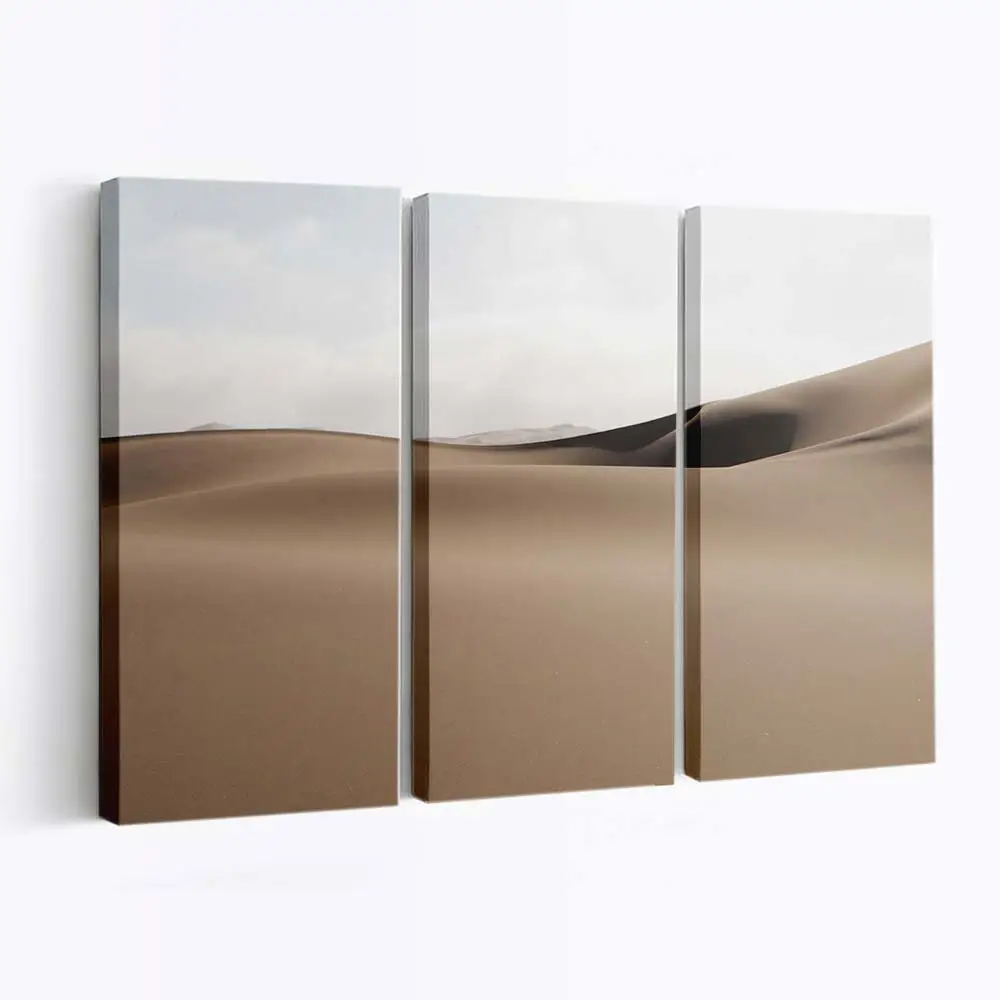 Gleichmäßige Sandmuster Leinwandbild
