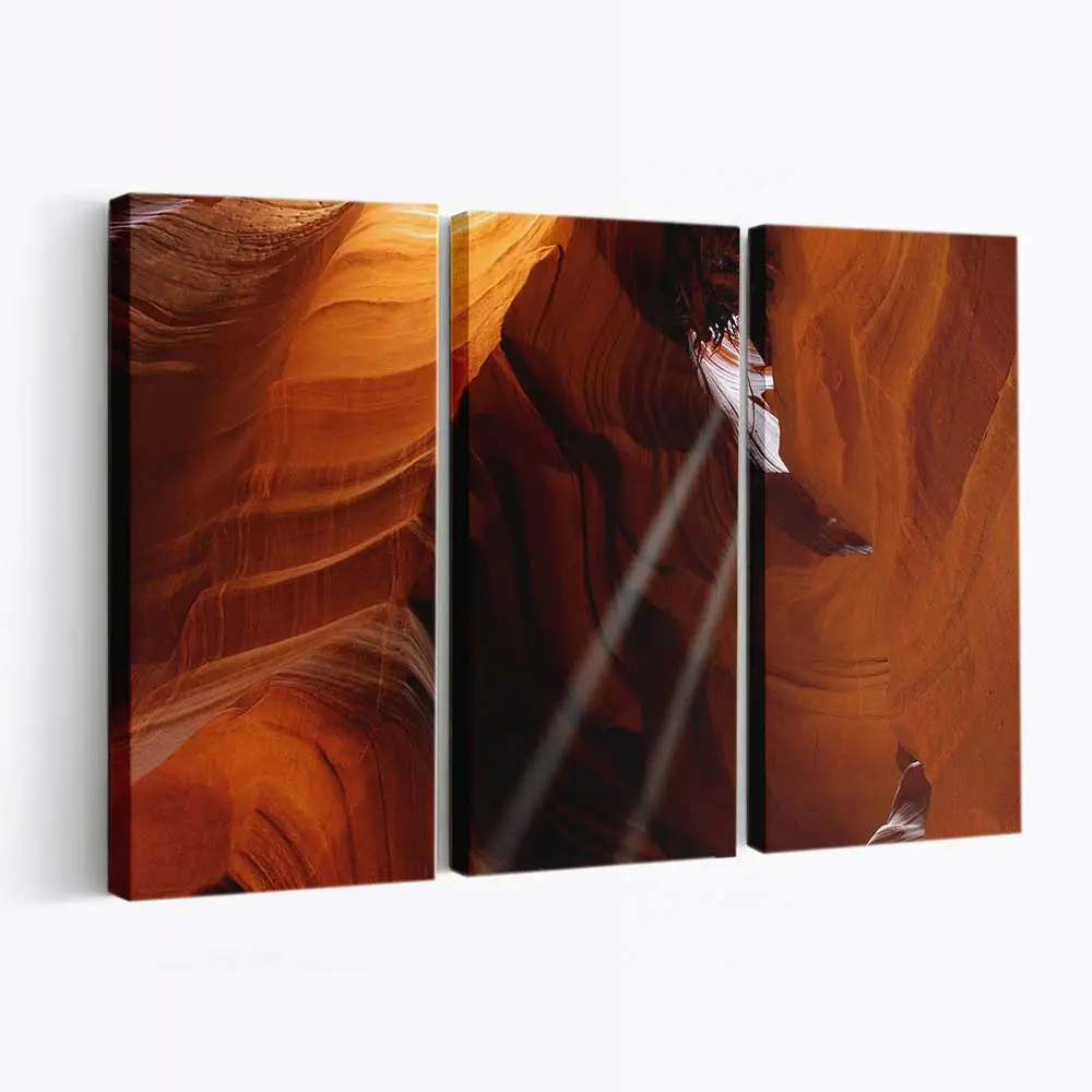 Lichtstrahlen In Arizonas Slot Canyons Leinwandbild