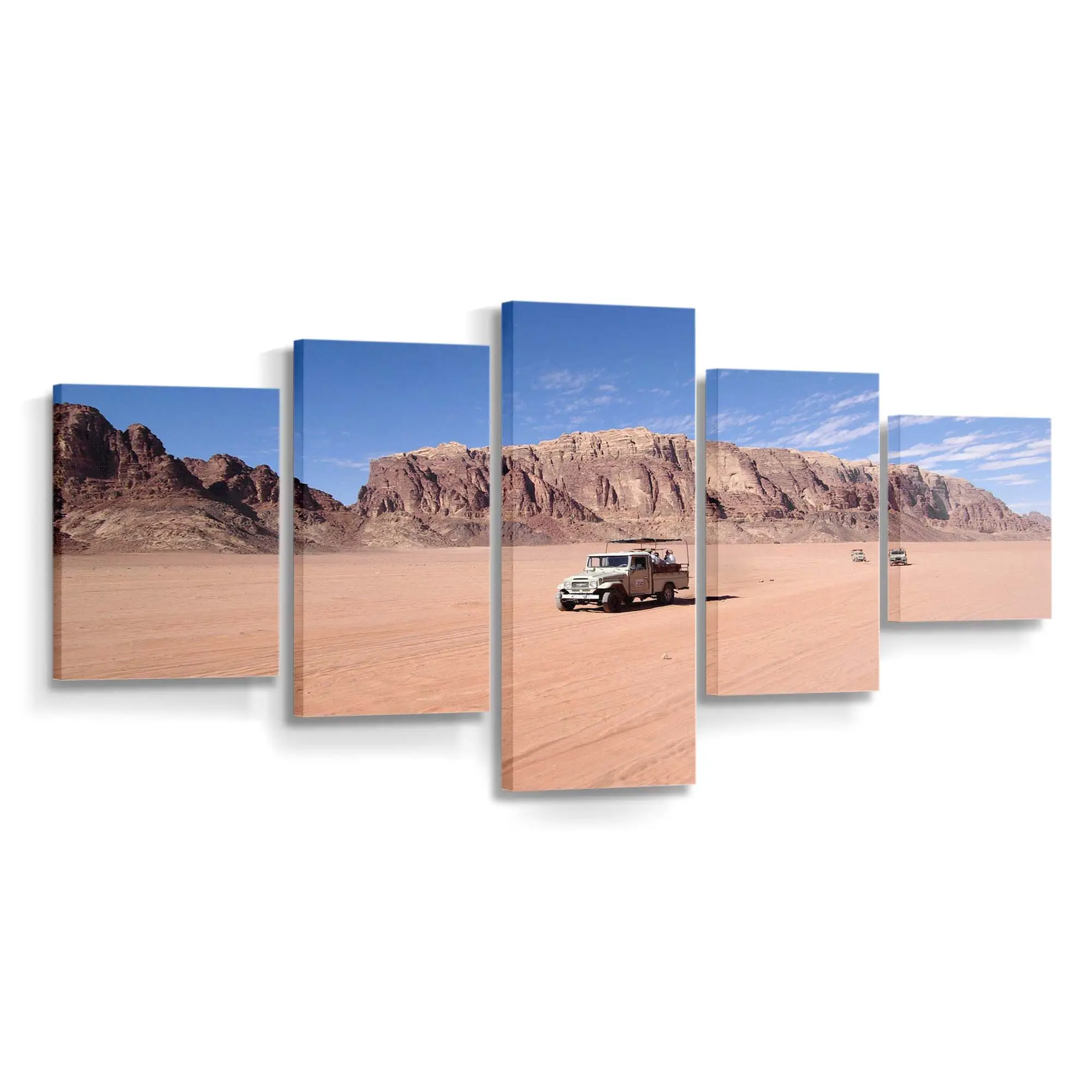 Abenteuerliche Wüstensafari Leinwandbild