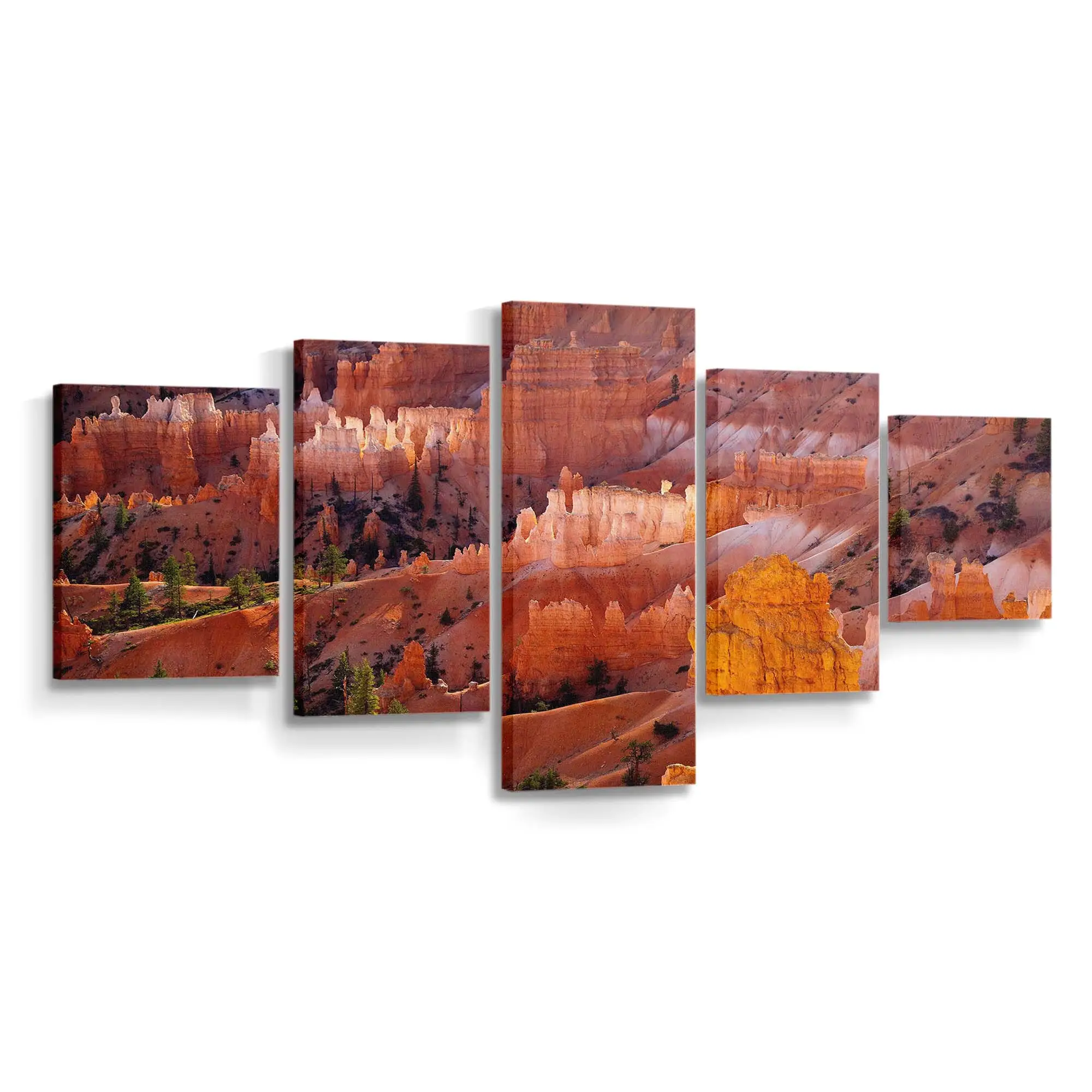 Formationen im Wüstencanyon Leinwandbild