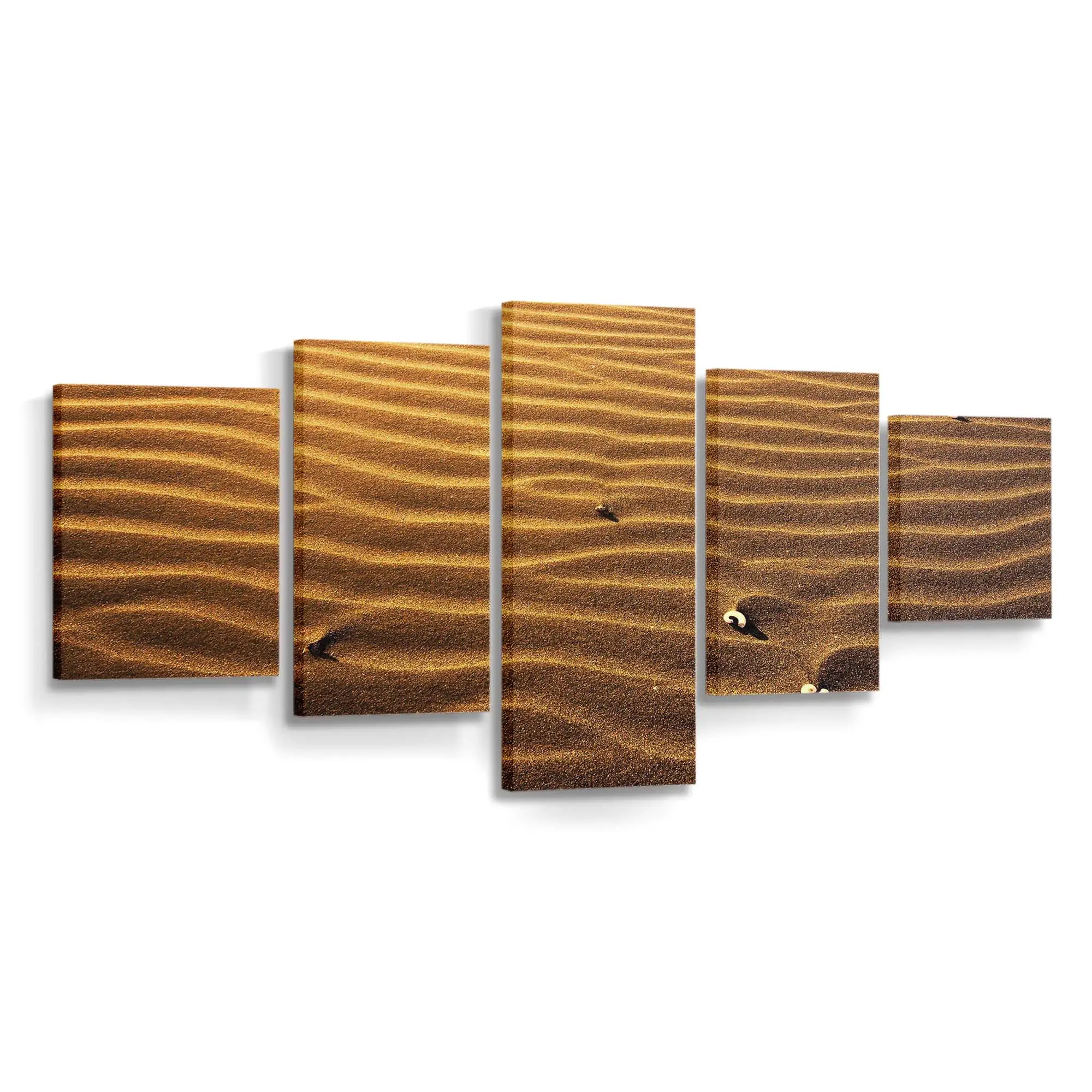 Geriffelter Wüstensand Leinwandbild