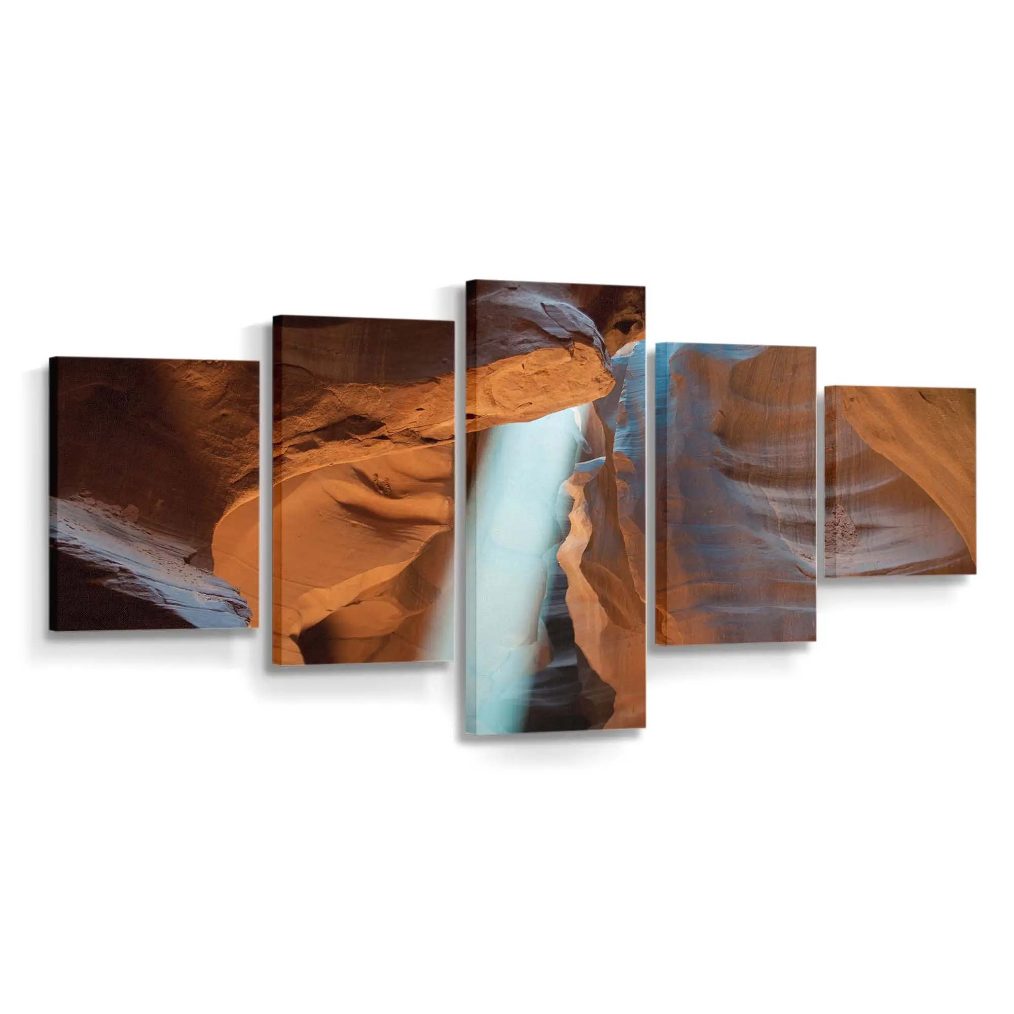 Lichtstrahlen im Antelope Canyon Leinwandbild