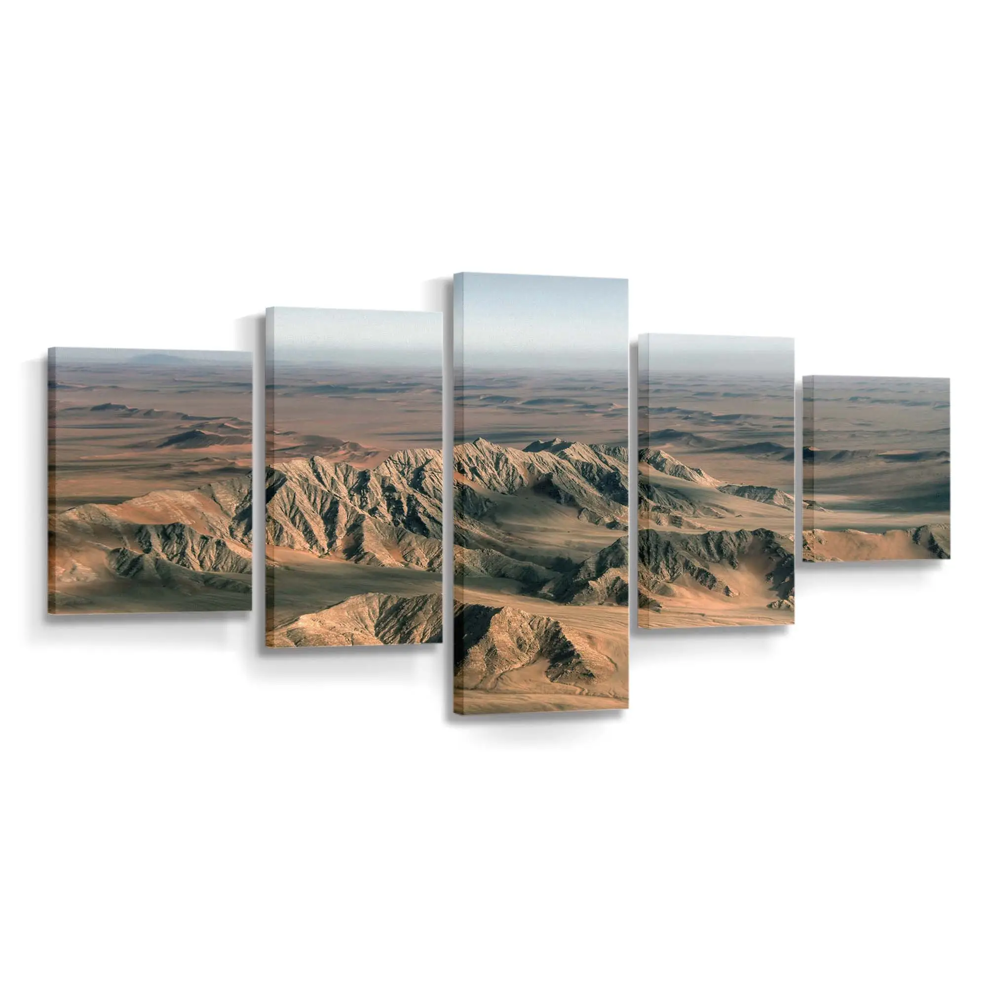 Schroffe Wüstenberge In Namibia Leinwandbild