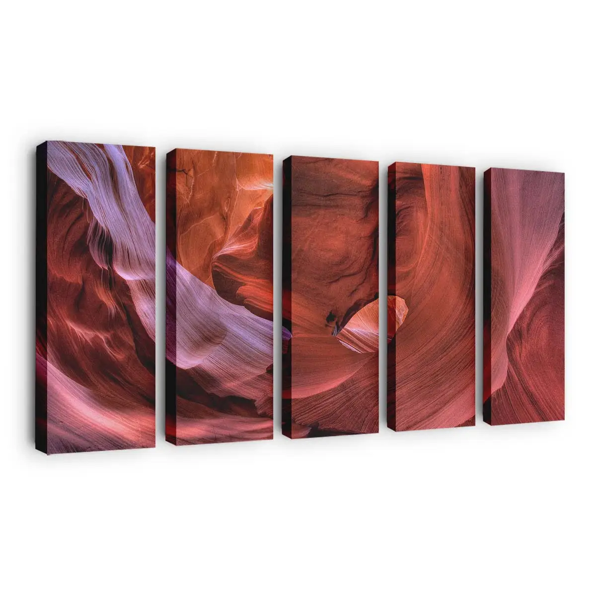 Felsformationen im Wüstencanyon Leinwandbild