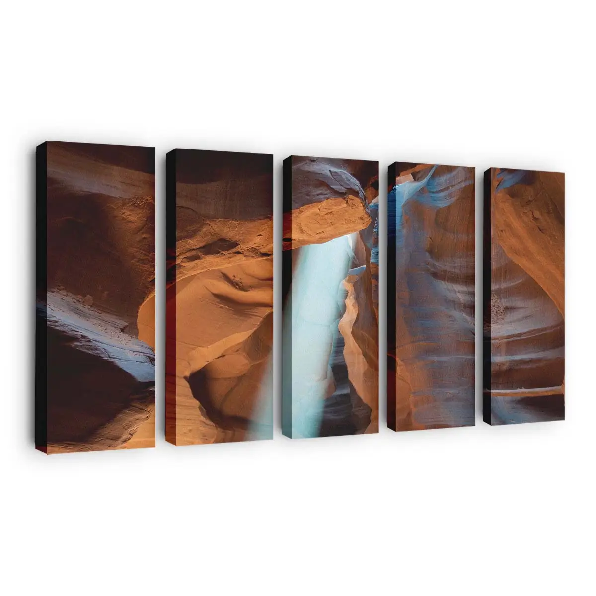 Lichtstrahlen im Antelope Canyon Leinwandbild