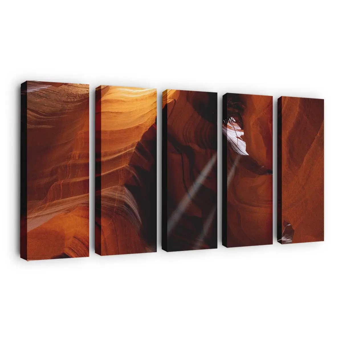 Lichtstrahlen In Arizonas Slot Canyons Leinwandbild