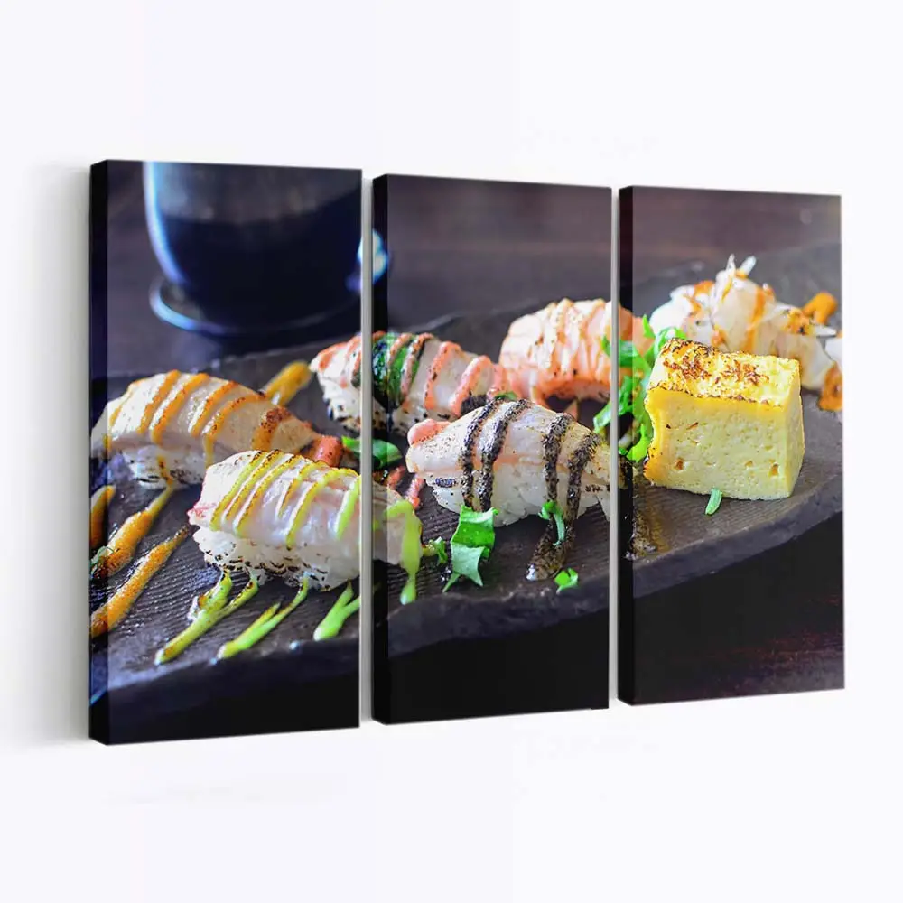 Japanische Sushi-platte Leinwandbild