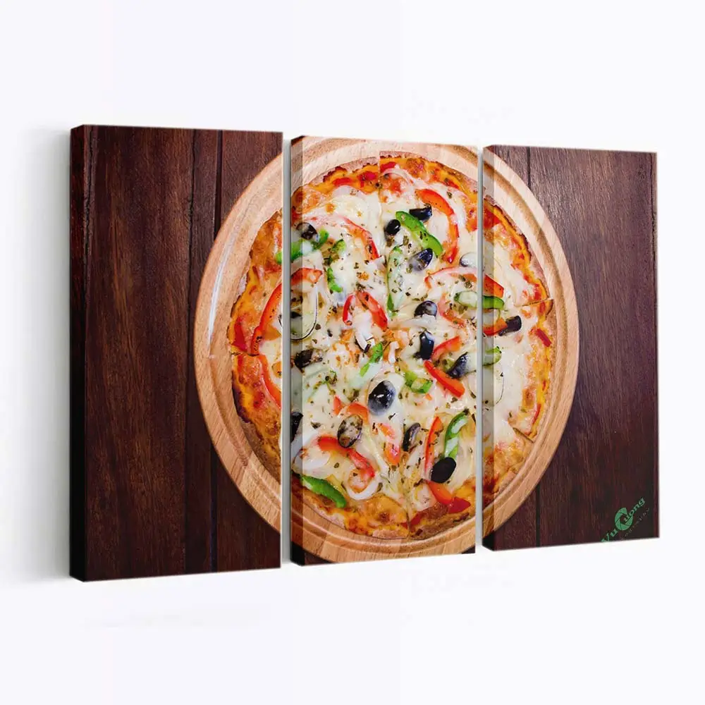 Kleine Italienische Pizza Für Eine Person Leinwandbild