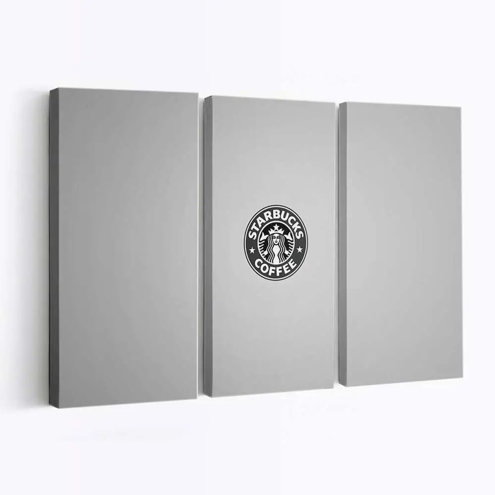 Minimalistisches Starbucks Kaffeetassen-design Leinwandbild