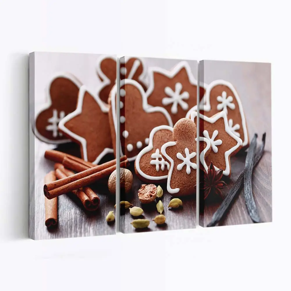 Traditionelle Lebkuchenmnnchen Zu Weihnachten Leinwandbild
