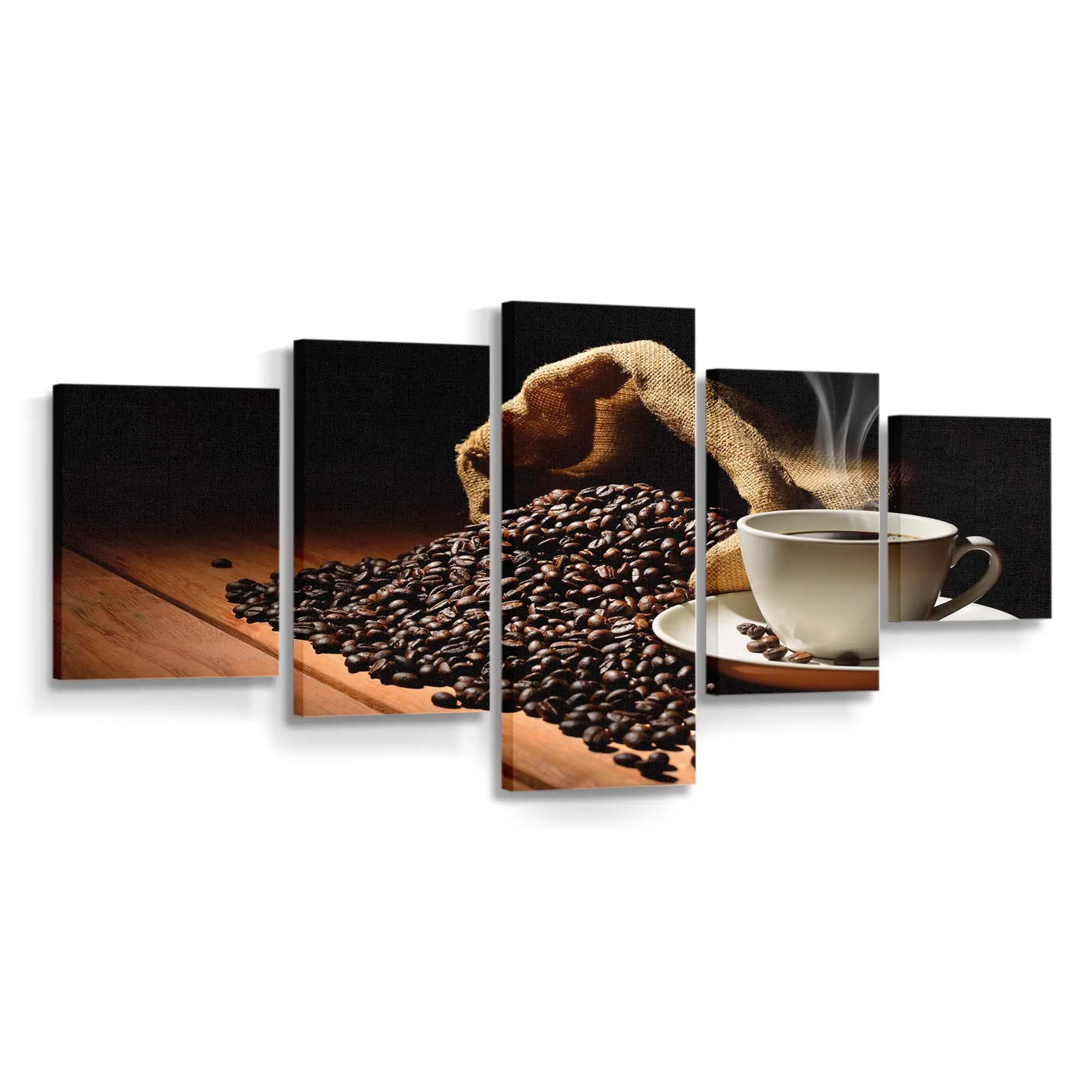 Gemütliches Stillleben mit Nachmittagskaffee Leinwandbild